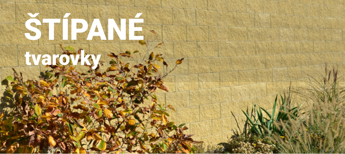 ŠTÍPANÉ tvarovky ŠTÍPANÉ  tvarovky