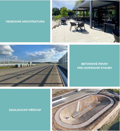 VENKOVNÍ ARCHITEKTURA BETONOVÉ PRVKY PRO DOPRAVNÍ STAVBY EKOLOGICKÝ PŘÍSTUP