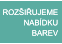 ROZŠIŘUJEME NABÍDKU BAREV ROZŠIŘUJEME NABÍDKU BAREV