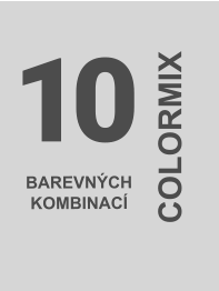 BAREVNÝCH  KOMBINACÍ 0 1  COLORMIX